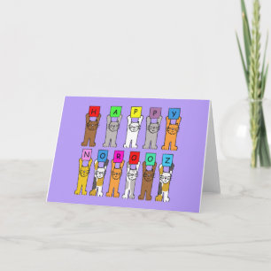 Happy Norooz Cats Feiertagskarte