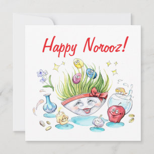 Happy Noroz Haft Sin lustigen Tisch Einladung