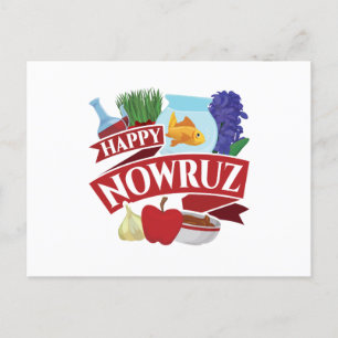 Happy Nowruz Persian New Year Feiertagspostkarte