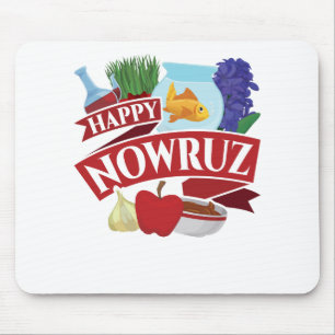 Happy Nowruz Persisches Neujahr Mousepad