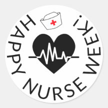 Happy Nurse week autocollant