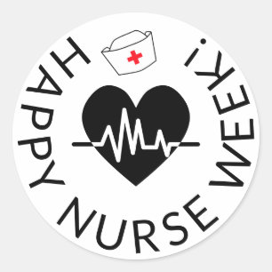 Happy Nurse week autocollant