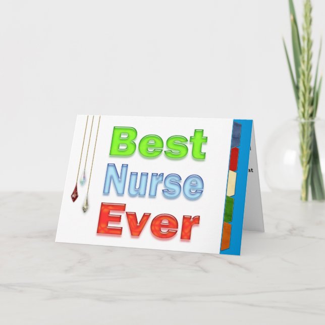Happy Nurses Day Best Nurse Ever Karte (Vorderseite)