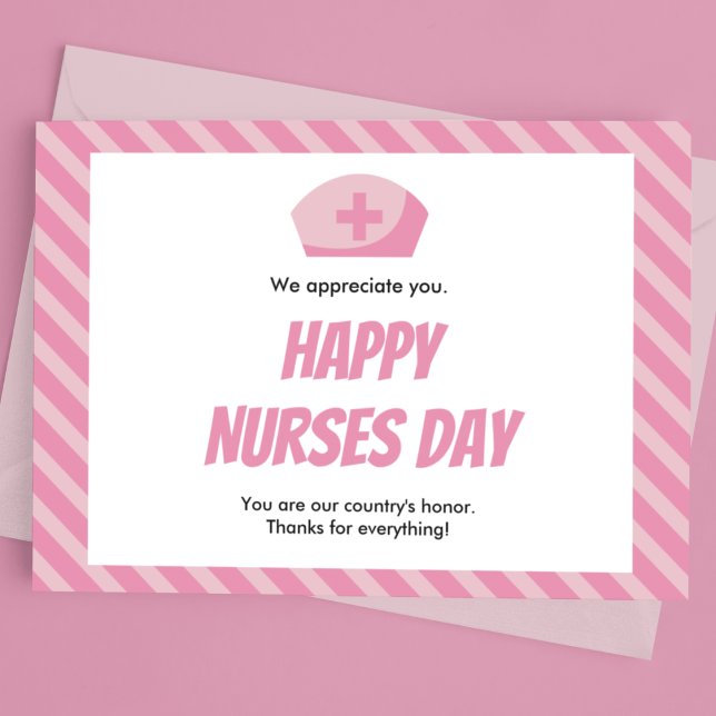 Happy Nurses Day Postkarte (Von Creator hochgeladen)