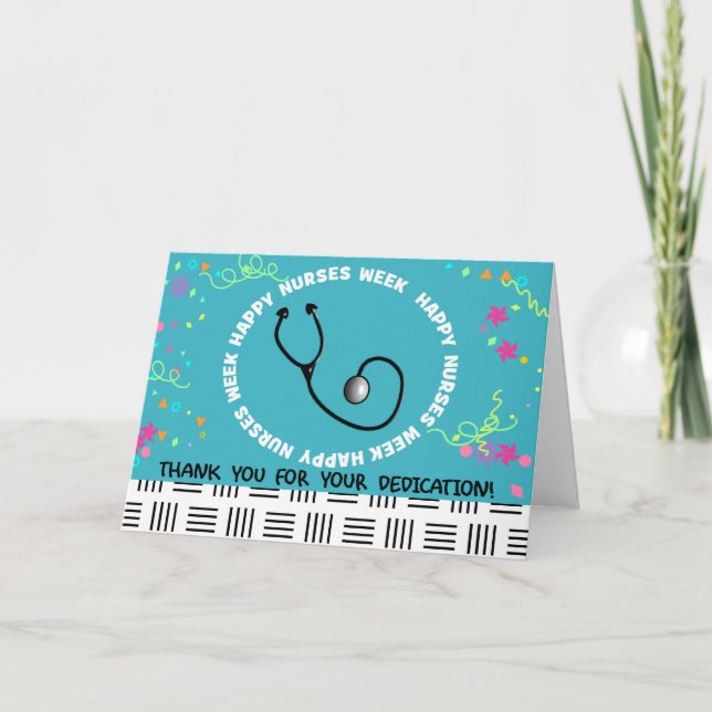 Happy Nurses Week Card III Karte (Vorderseite)
