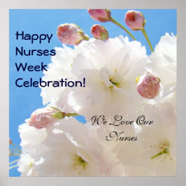 Happy Nurse's Week Celebration Plakate Liebe Nurse