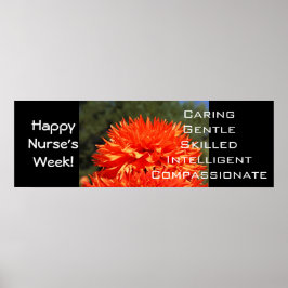 Happy Nurse's Week-Plakate Kümmerte Mitgefühl Poster