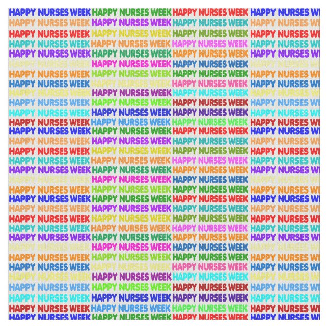 Happy Nurses Week Stoff (Nahaufnahme)
