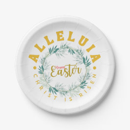 Happy Oaster Alleluia Pappteller