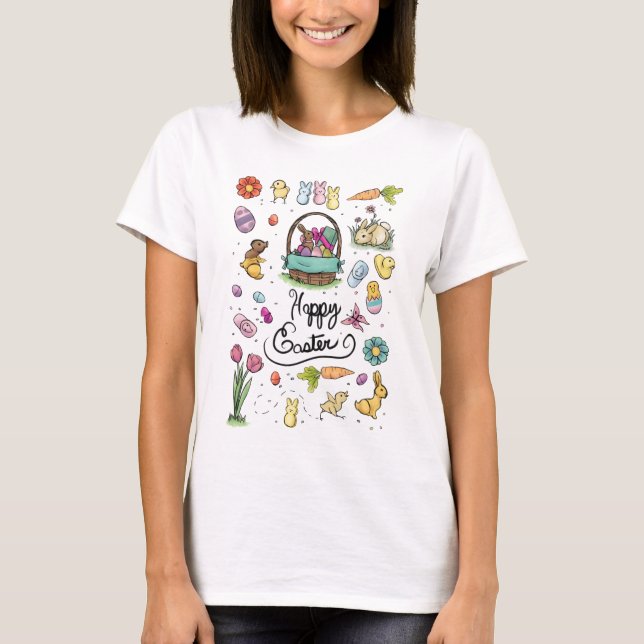 Happy Oaster Art T-Shirt (Vorderseite)