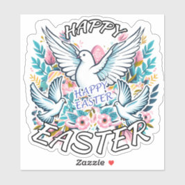 Happy Oaster Aufkleber