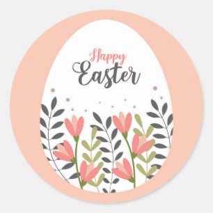 Happy Oaster Aufkleber mit Ei