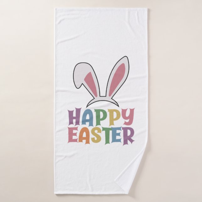 Happy Oaster Badehandtuch (Badehandtuch)