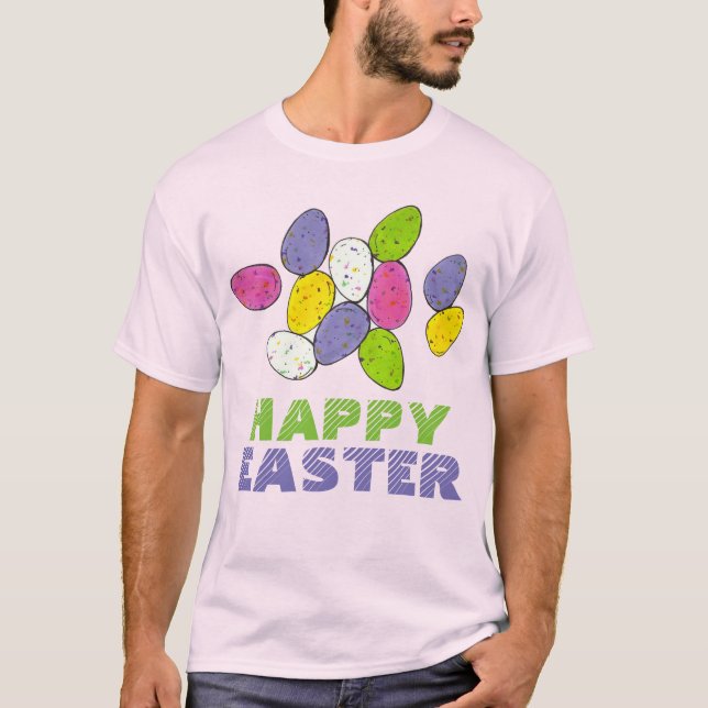 Happy Oaster Basket Malted Milk Candy Eggs T-Shirt (Vorderseite)