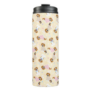 Happy Oaster Beagle Hunde Thermosbecher