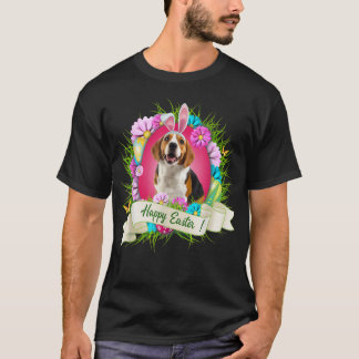 Happy Oaster Beagle Tragen Bunny Oar Eggs Cool  T-Shirt