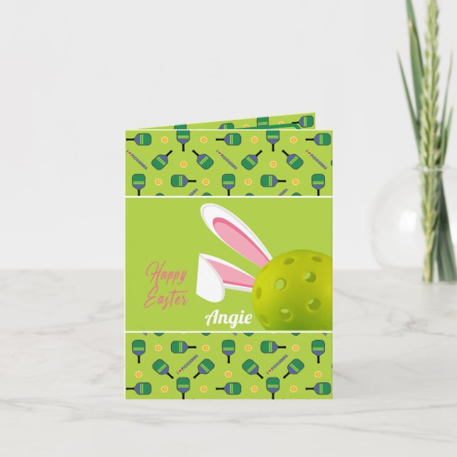 Happy Oaster, benutzerdefinierte Textkarte Karte (Vorderseite)