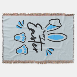 Happy Oaster Blue Decke