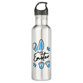 Happy Oaster Blue Edelstahlflasche