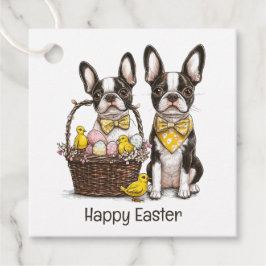 Happy Oaster Boston Terrier Dogs Geschenkanhänger