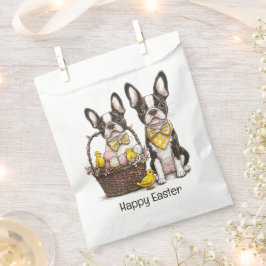 Happy Oaster Boston Terrier Dogs Geschenktütchen