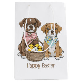 Happy Oaster Boxer Hunde Mittlere Geschenktüte