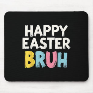 Happy Oaster Bruh Meme Funny Bunny Bro Teens Boys Mousepad