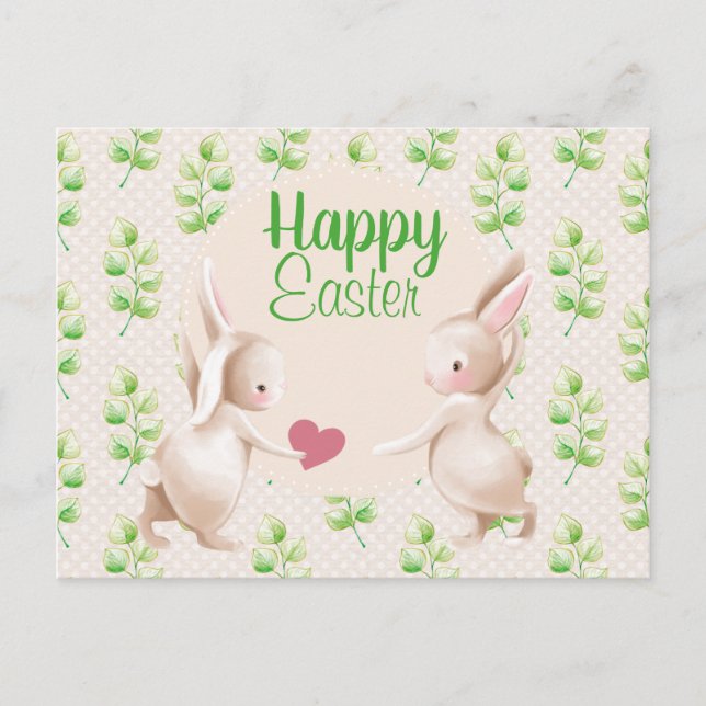 Happy Oaster Bunnies Postkarte (Vorderseite)