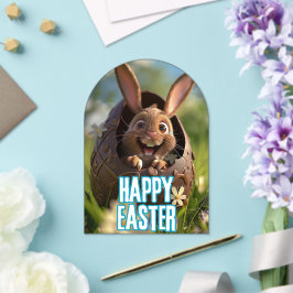 Happy Oaster Bunny Acryleinladungen