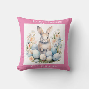 Happy Oaster Bunny Basket Thunder_Cove Kissen