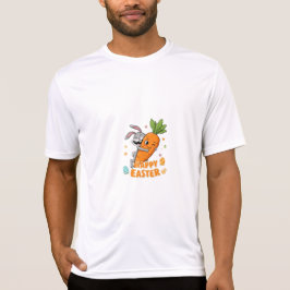 Happy Oaster Bunny & Carrot Hug T - Shirt