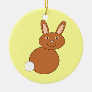 Happy Oaster Bunny Customizable Ornament