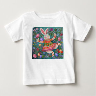 Happy Oaster Bunny Dance Baby T-shirt