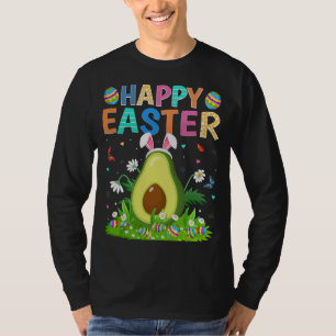 Happy Oaster Bunny Egg Funny Avocado Ostersonntag T-Shirt