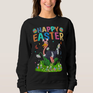 Happy Oaster Bunny Egg Funny Ostrich Bird Oaster S Sweatshirt