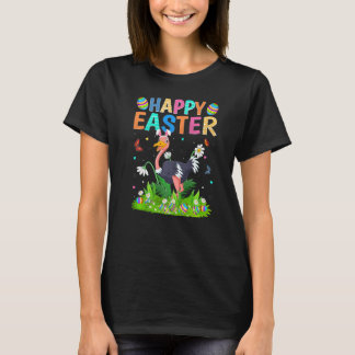 Happy Oaster Bunny Egg Funny Ostrich Bird Oaster S T-Shirt