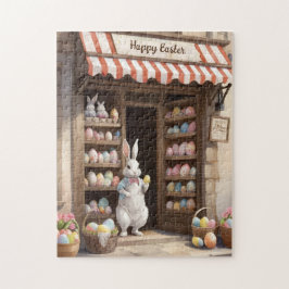 Happy Oaster Bunny Egg Market Wasserfarbe