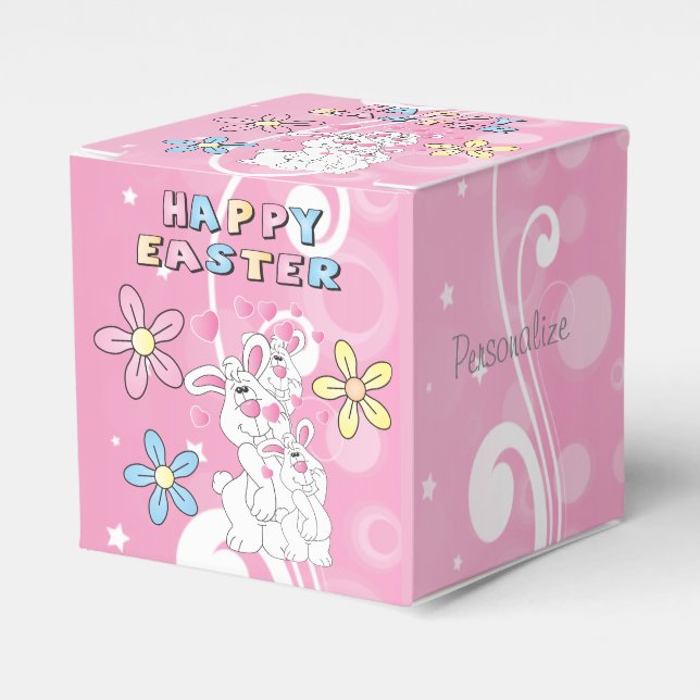 Happy Oaster Bunny Fun Feour Box Geschenkschachtel (Vorderseite)