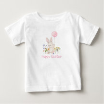 Happy Oaster Bunny Girls T - Shirt