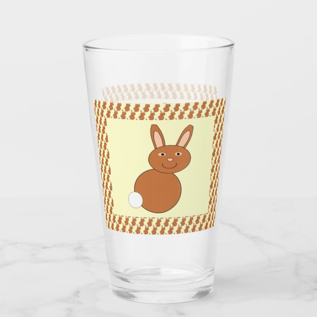 Happy Oaster Bunny Glas (Rückseite)