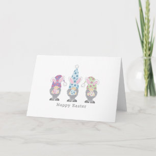 Happy Oaster Bunny Gnomes Karte