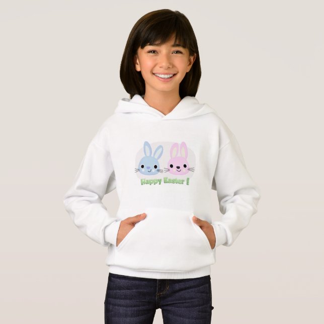 Happy Oaster Bunny Hoodie (Vorne ganz)