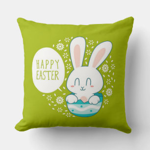 Happy Oaster Bunny Kissen