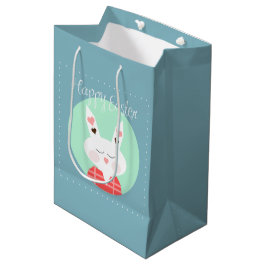 Happy Oaster Bunny Medium Geschenktasche Mittlere Geschenktüte