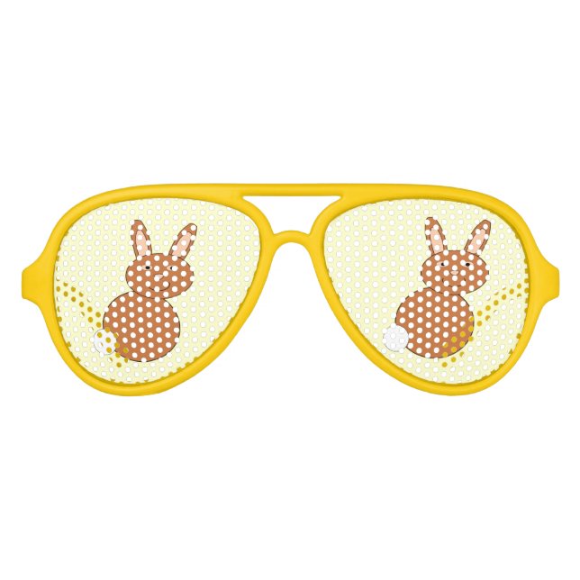 Happy Oaster Bunny Party Shades Sonnenbrille (Vorderseite)