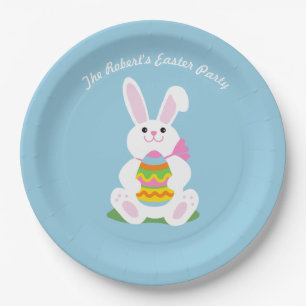 Happy Oaster Bunny ~ Personalisiert Pappteller