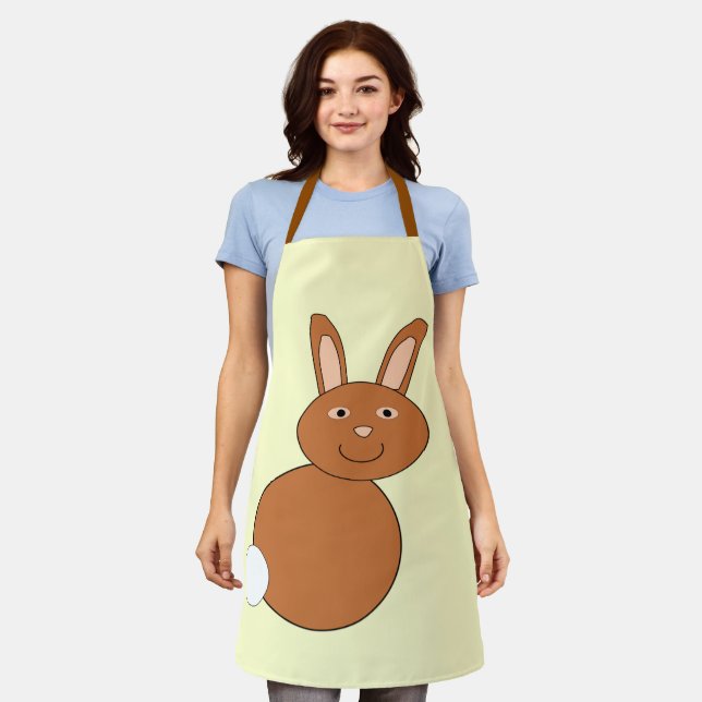 Happy Oaster Bunny Schürze (Getragen)