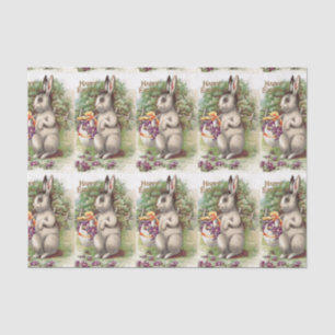 Happy Oaster Bunny Seidenpapier