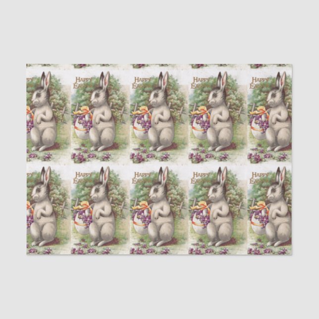 Happy Oaster Bunny Seidenpapier (Vorderseite)
