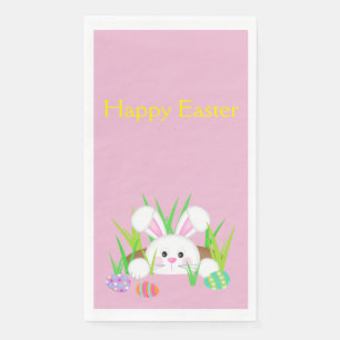 Happy Oaster Bunny Serviette